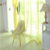 Europe Solid White Sheer Curtains