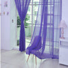 Europe Solid White Sheer Curtains