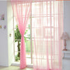 Europe Solid White Sheer Curtains