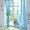 Europe Solid White Sheer Curtains