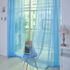 Europe Solid White Sheer Curtains