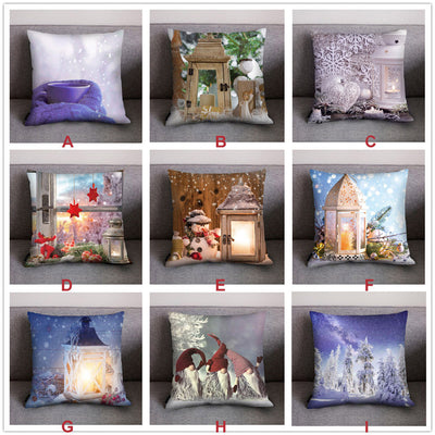 Christmas snowman pillow cover Claus