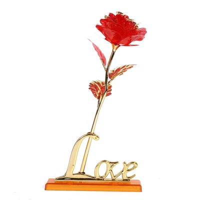 Plated Colorful Foil Rose Valentine's Day Creative Gift