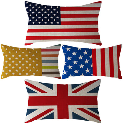 National Flag Minimalist Pillow Case