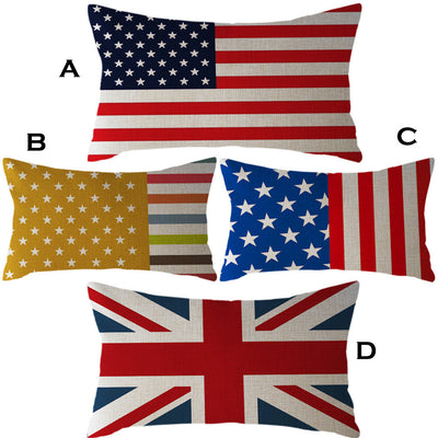 National Flag Minimalist Pillow Case