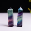 Natural Fluorite Crystal Colorful Striped Fluorite Stone