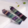 Natural Fluorite Crystal Colorful Striped Fluorite Stone