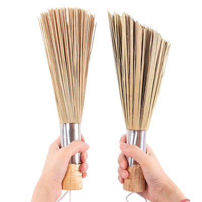 Cleaning Whisk Bamboo Wok Brushes