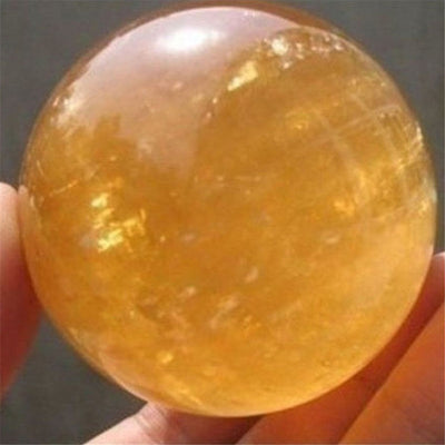 Decorative Citrine Quartz Crystal Sphere Ball