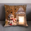 Christmas snowman pillow cover Claus