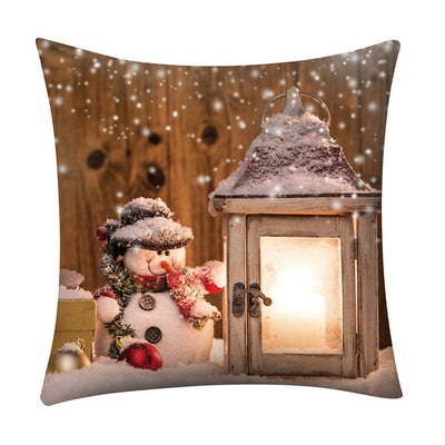 Christmas snowman pillow cover Claus