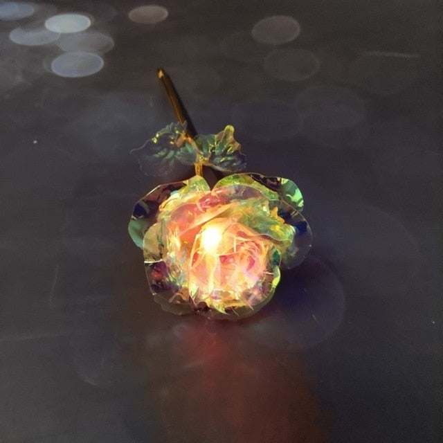 Simulation Eternity Rose LED Luminous Flower