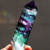 Natural Fluorite Crystal Colorful Striped Fluorite Stone