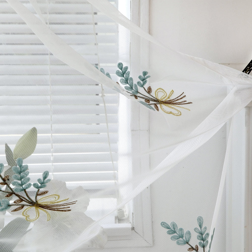 1 Panel Fabric Living Room Curtains