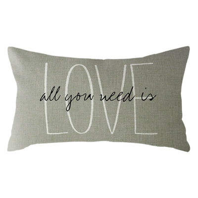 Multi color Minimalist Valentine's Day Pillow Case