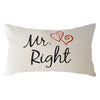 Multi color Minimalist Valentine's Day Pillow Case