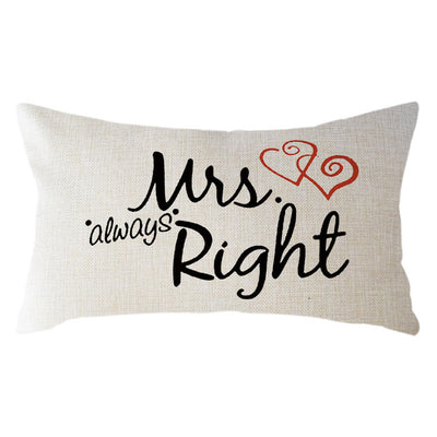 Multi color Minimalist Valentine's Day Pillow Case