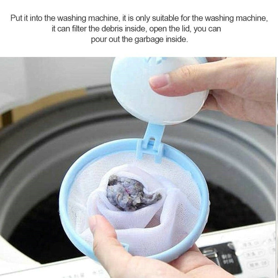 Washing Machine Laundry Filter Bag Hair Removal Device