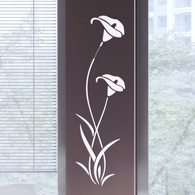 3D Diy Flower Shape Acrylic Wall Stickers