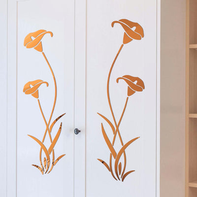 3D Diy Flower Shape Acrylic Wall Stickers