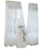 Pastoral Tulle Window Roman Embroidered Sheer Curtain