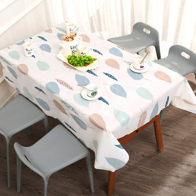 Oil-Proof Waterproof Rectangular Anti-Scalding PVC Tablecloth