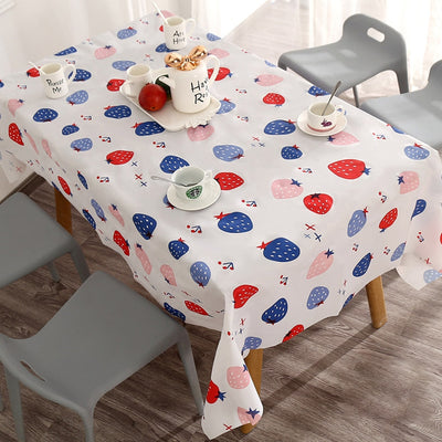 Oil-Proof Waterproof Rectangular Anti-Scalding PVC Tablecloth