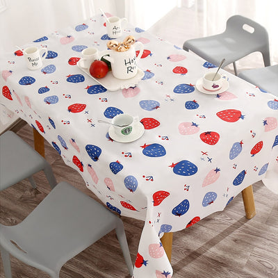 Oil-Proof Waterproof Rectangular Anti-Scalding PVC Tablecloth