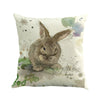 Easter Bunny Rabbit Printed Pillow Cover