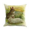 Easter Bunny Rabbit Printed Pillow Cover