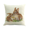 Easter Bunny Rabbit Printed Pillow Cover