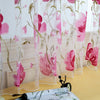 Vines Leaves Tulle  Panel Sheer Scarf Valances Curtains