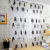 Vines Leaves Tulle  Panel Sheer Scarf Valances Curtains