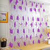 Vines Leaves Tulle  Panel Sheer Scarf Valances Curtains