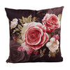 Floral Printing Dyeing Peony Pillow