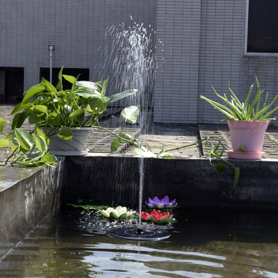 MINI Solar Powered Floating Bath Water Panel Fountain