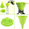 Kitchen Mini Silicone Fold-able Funnel