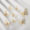 Fridge Gold Butterflies Art Decals