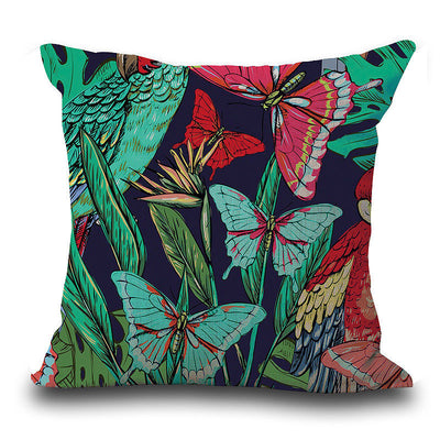 Flower Tropical Leaves pillow cover