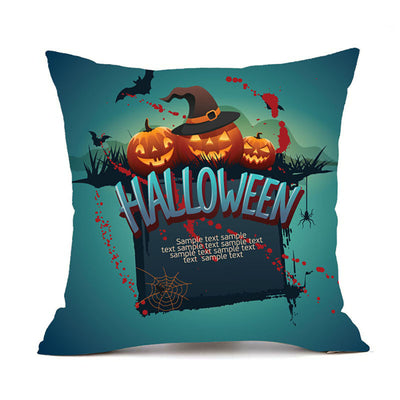 Happy Halloween Cushion Cover Haunted