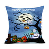 Happy Halloween Cushion Cover Haunted