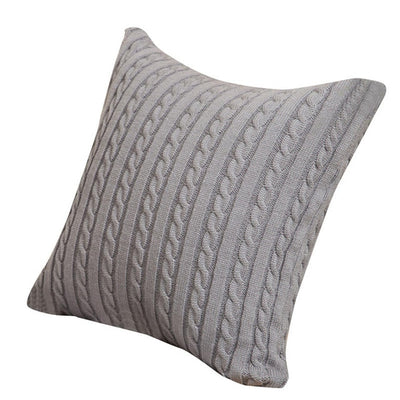 Retro Style Knitted Wool Pillow Cushion Cover