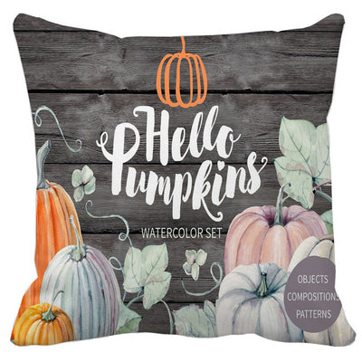 Pumpkin Cushions Cover Heart Halloween