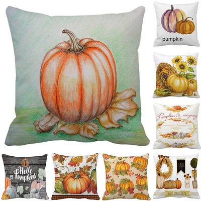 Pumpkin Cushions Cover Heart Halloween